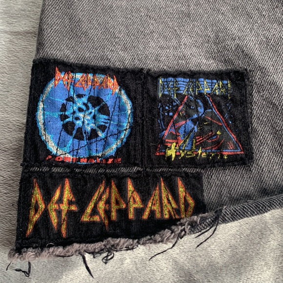 Def Leppard Denim skirt - Picture 3 of 6